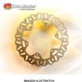 DISCO DE FREIO DIANTEIRO HONDA CR80/85 96/07 CRF150 07/12 FLAME MOTO MASTER