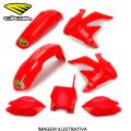 KIT PLASTICO CYCRA HONDA CRF250 08/09 VERMELHO C/ NUMBER PLATE FRONTAL