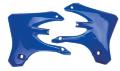 ALETA DO RADIADOR ORIGIN. YAMAHA YZF250/450 03/05 WRF250/450 05/06 AZUL DIREIT