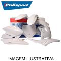 KIT PLASTICO POLISPORT HONDA CRF250 08/09 BRANCO