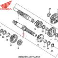 EIXO PRIMARIO ORIGINAL HONDA CR125