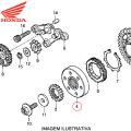 ENGRENAGEM PARTIDA (38D) ORIGINAL HONDA CRF250X
