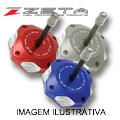 TAMPA DO TANQUE ZETA YZ85/125/250 04/14 YZF250/450 04/13 KXF250/450 06/15 KLX450 08/14 - ALUMINIO C/ RESPIRO
