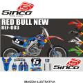 KIT ADESIVO CINCO PERSONALIZADO RED BULL NEW