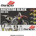 KIT ADESIVO CINCO PERSONALIZADO ROCKSTAR BLACK