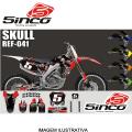 KIT ADESIVO CINCO PERSONALIZADO SKULL