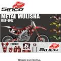 KIT ADESIVO CINCO PERSONALIZADO METAL MULISHA