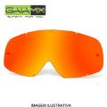 LENTE OCULOS GAIA ORANGE RAINBOW ANTI FOG C/ TRAVA PARA TEAR OFF