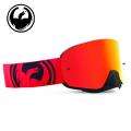 OCULOS DRAGON NFX RED BLACK SPLIT + LENTE TRANSPARENTE ADICIONAL