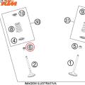 RETENTOR DE VALVULA ORIGINAL KTM SX-F/XC-F/XCF-W250 05/12(ADM/ESC) EXC/XC-W450/530 08/11 (ESCAPE)